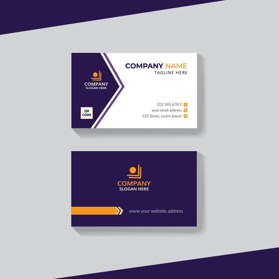 Corporate Business Card Design vector