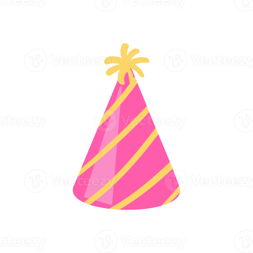 party hat. colorful conical hat For wearing in the New Year's party