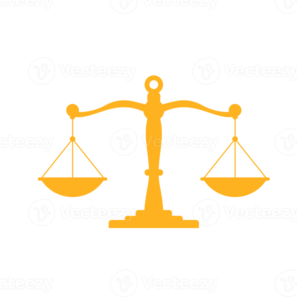 judge scales The symbol of justice in the judgment of the judges in the courts. png