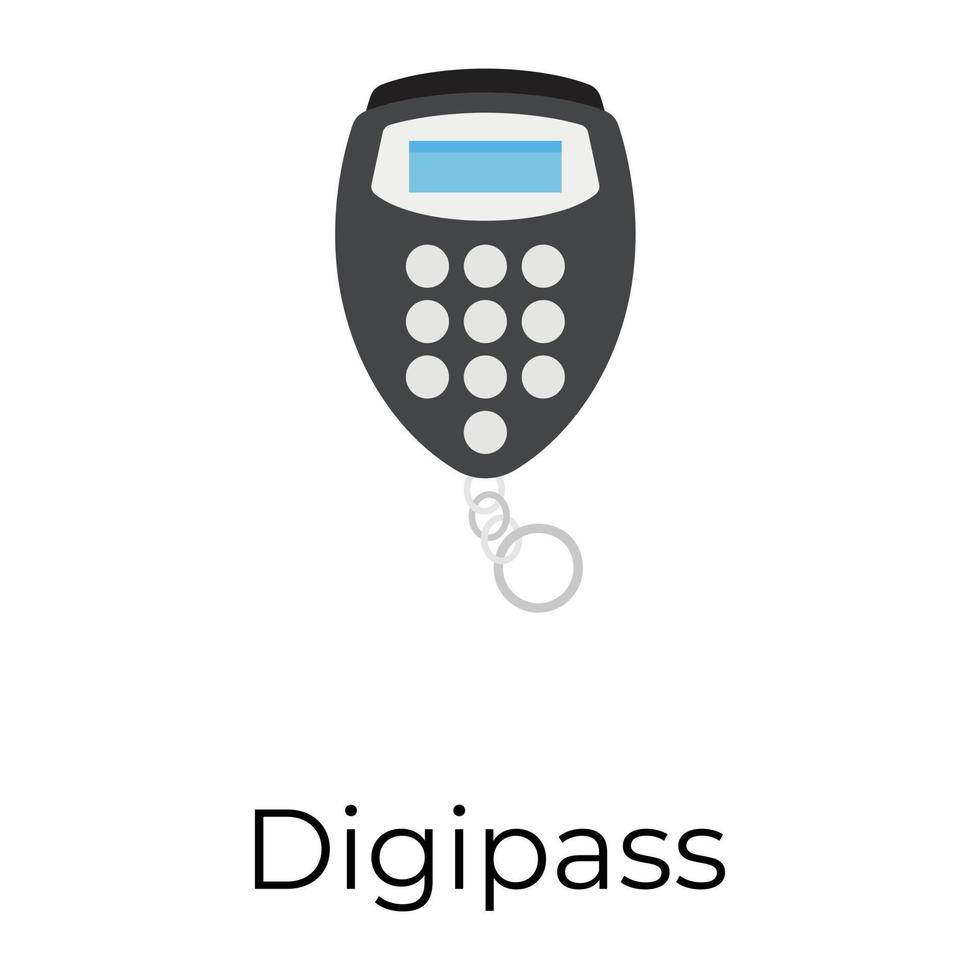 Trendy Digipass Concepts vector