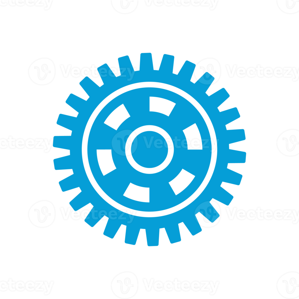 Gear wheel icon. Machine gear for setting Ideas to drive business forward through innovation. png