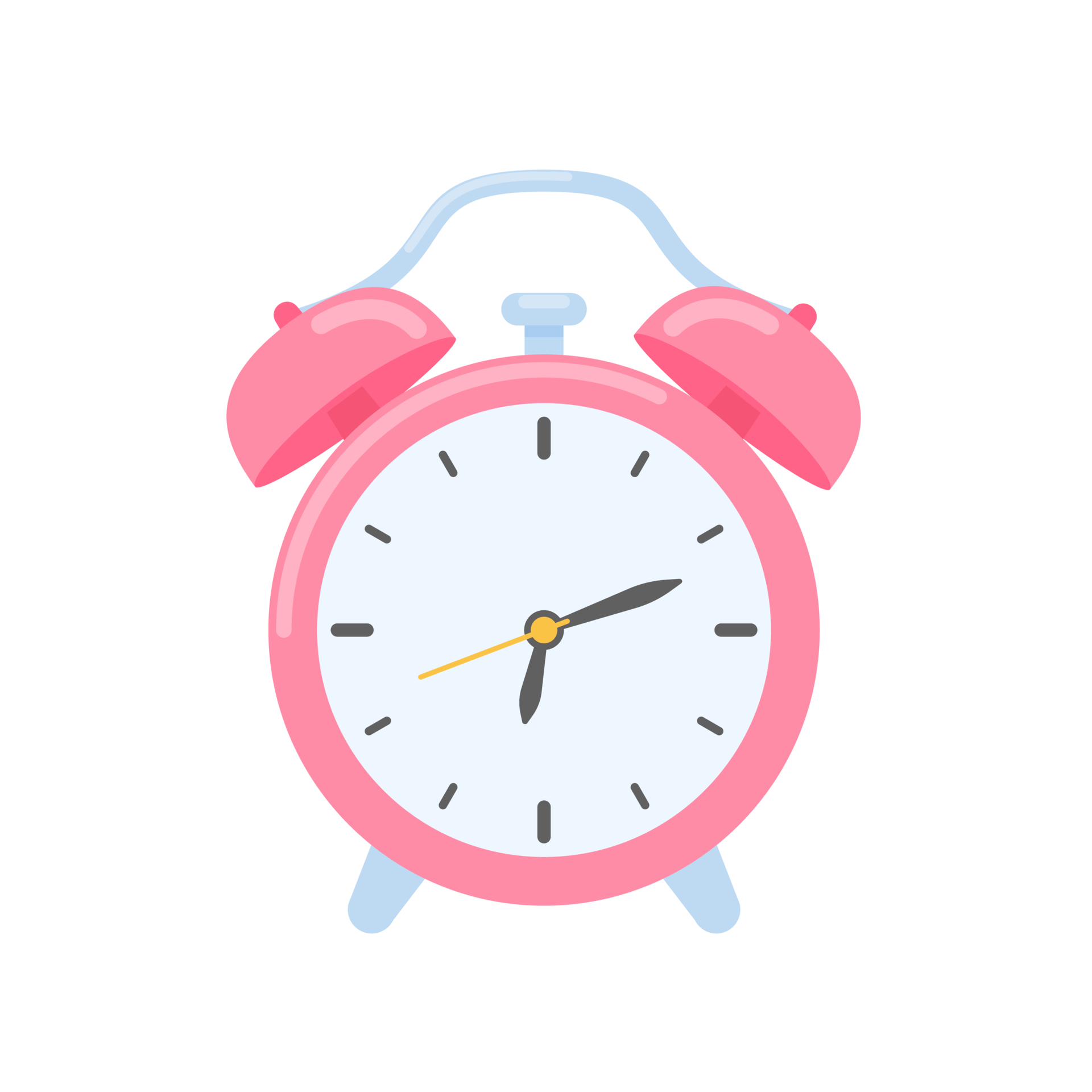 Loud alarm clock alerts wake up time and schedule. 14587513 PNG
