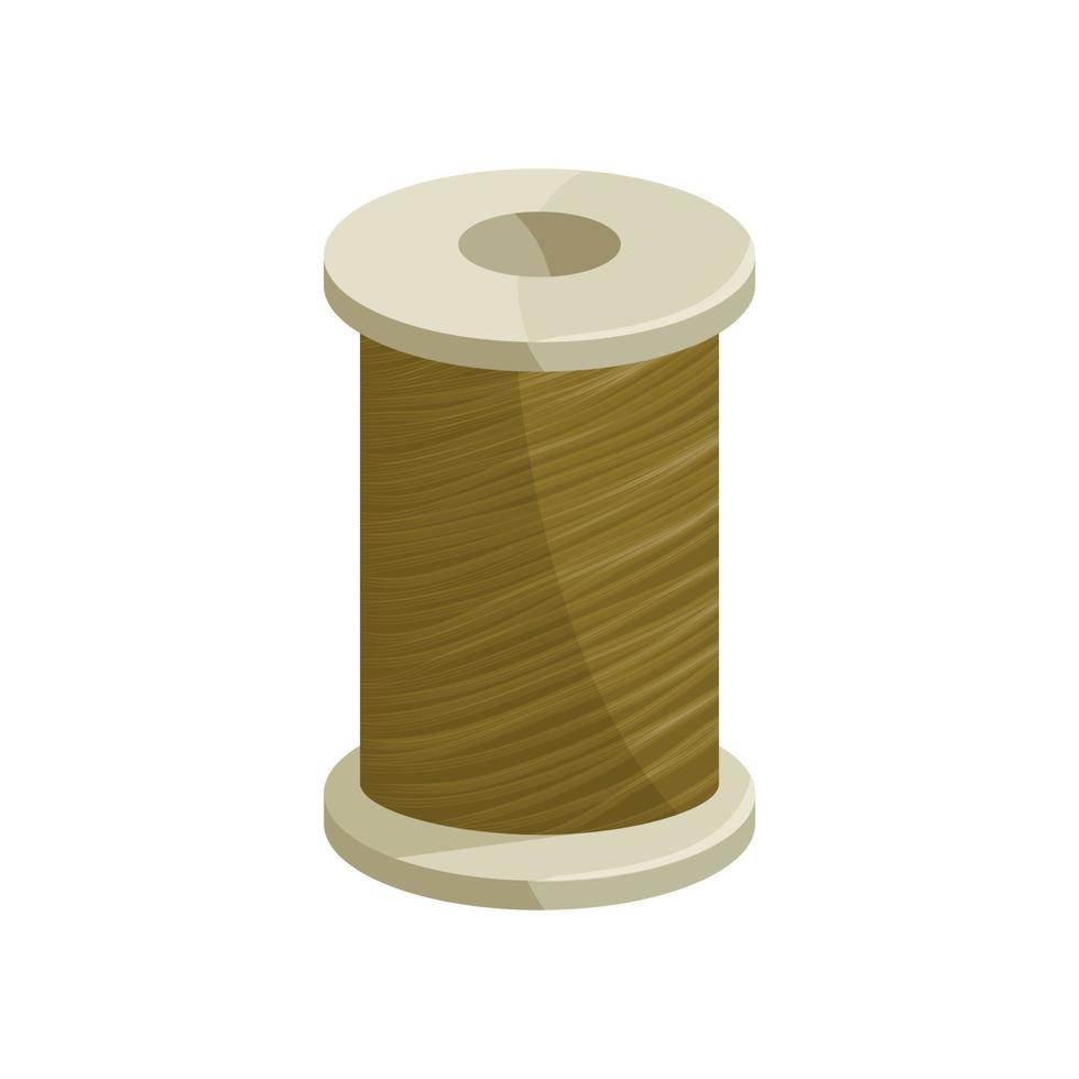 Fishing line icon, cartoon style vector