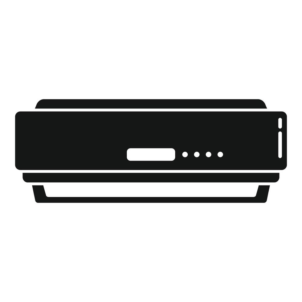 Air conditioner icon, simple style vector