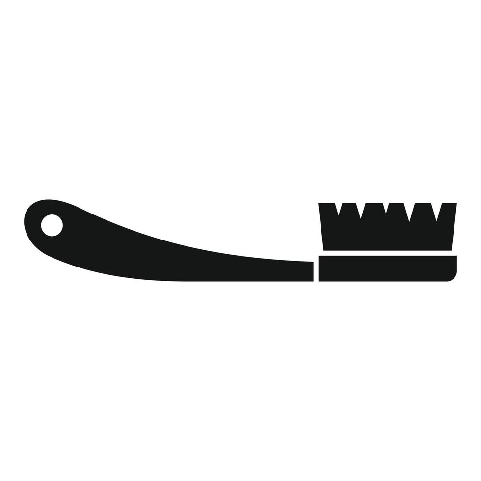 icono de cepillo de sauna, estilo simple vector