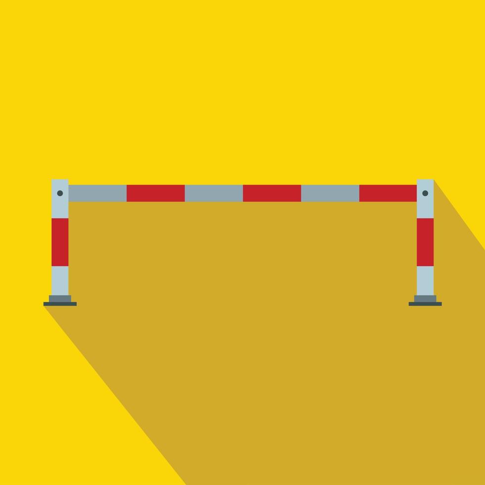 Barrier icon in flat style vector