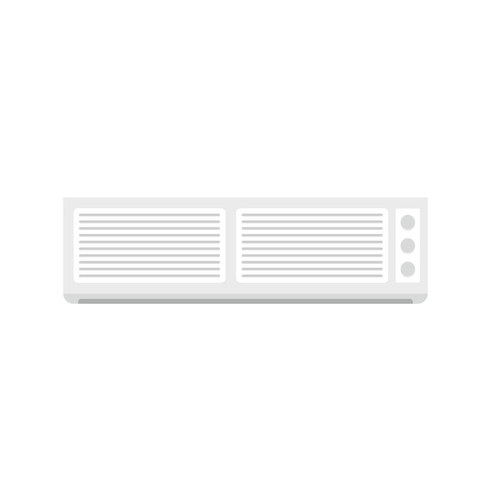 Old conditioner icon, flat style vector