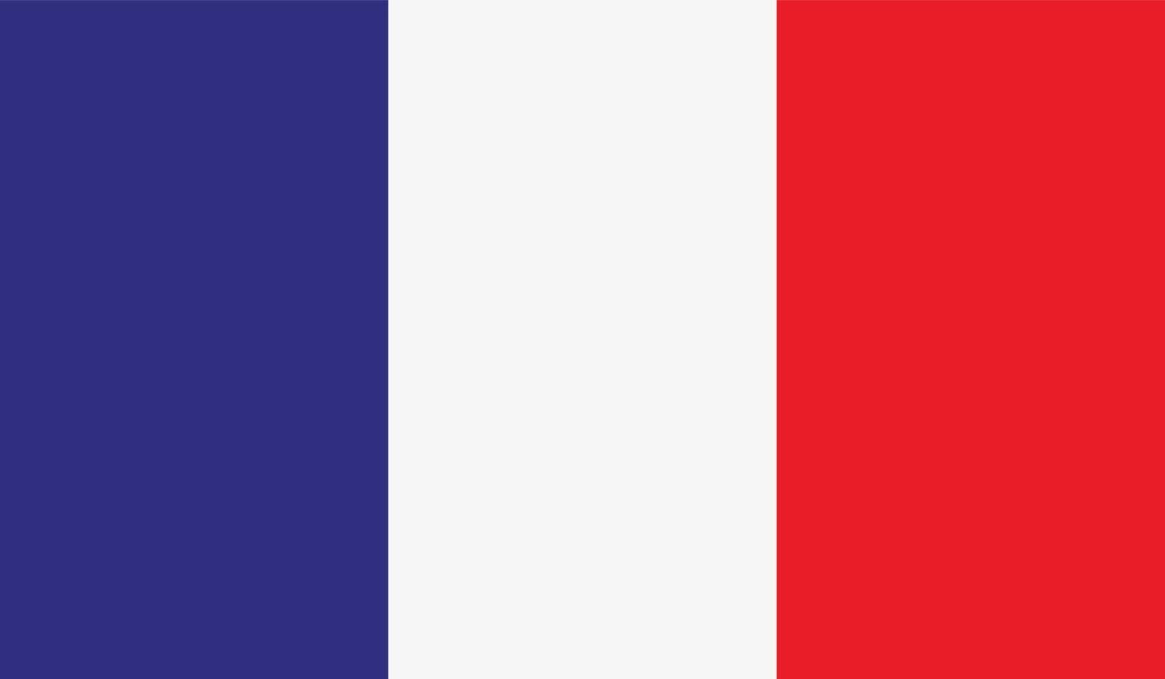 imagen de la bandera de francia vector