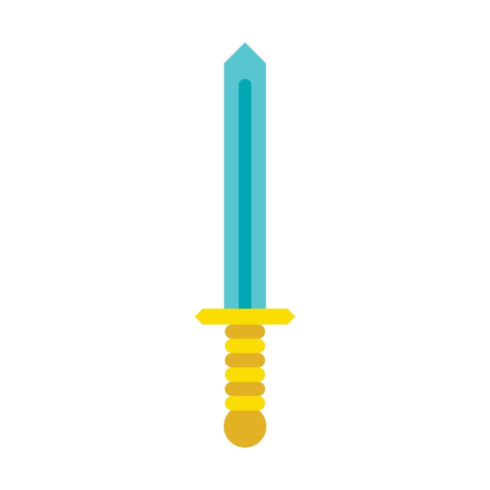 Sword icon in flat style vector