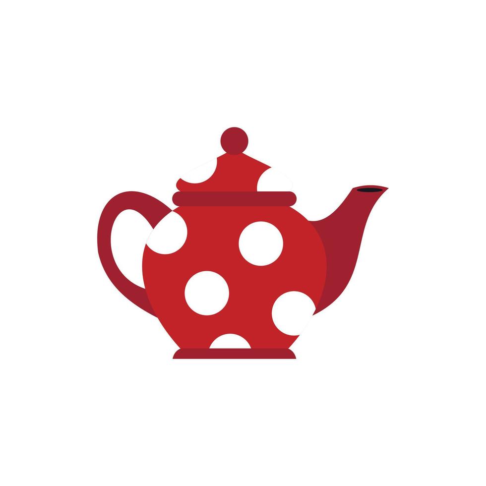 Kettle icon, flat style vector