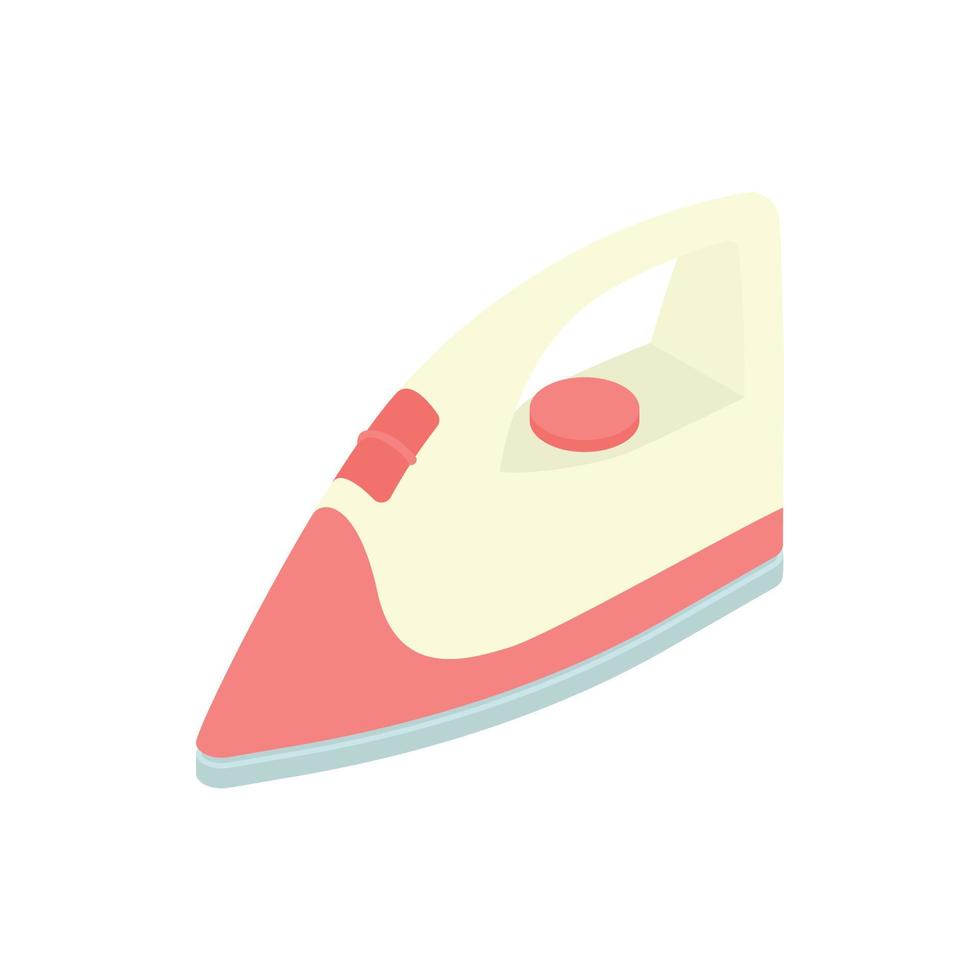 Iron icon in cartoon style vector