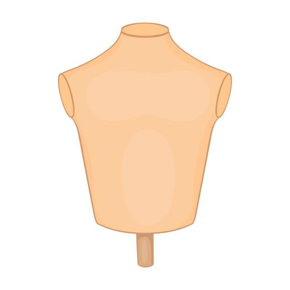 Mannequin or dressmakers dummy icon, cartoon style vector