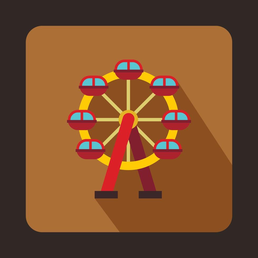 Carousel icon, flat style vector