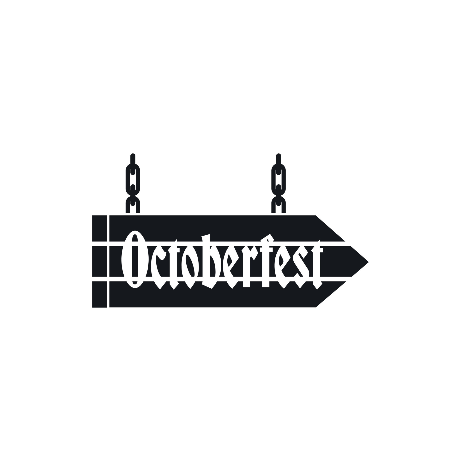 Sign octoberfest icon, simple style 14589536 Vector Art at Vecteezy