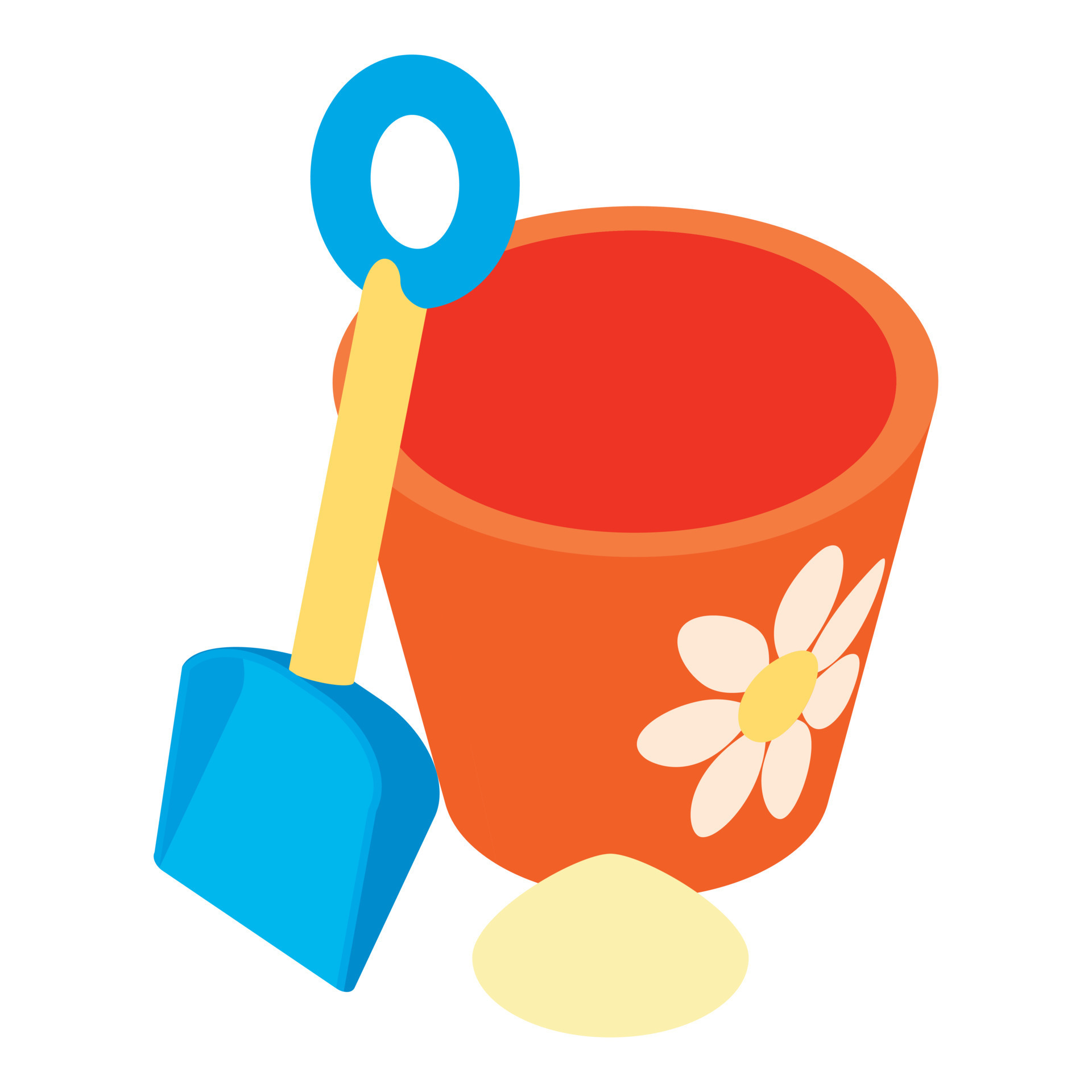 Bucket and pail shovel icon, cartoon style 14589567 Vector Art at Vecteezy