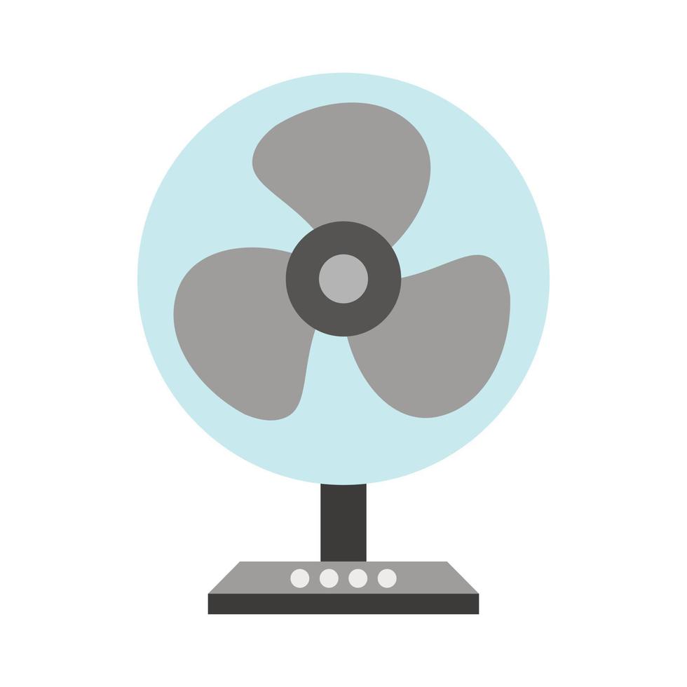 Fan icon, flat style vector