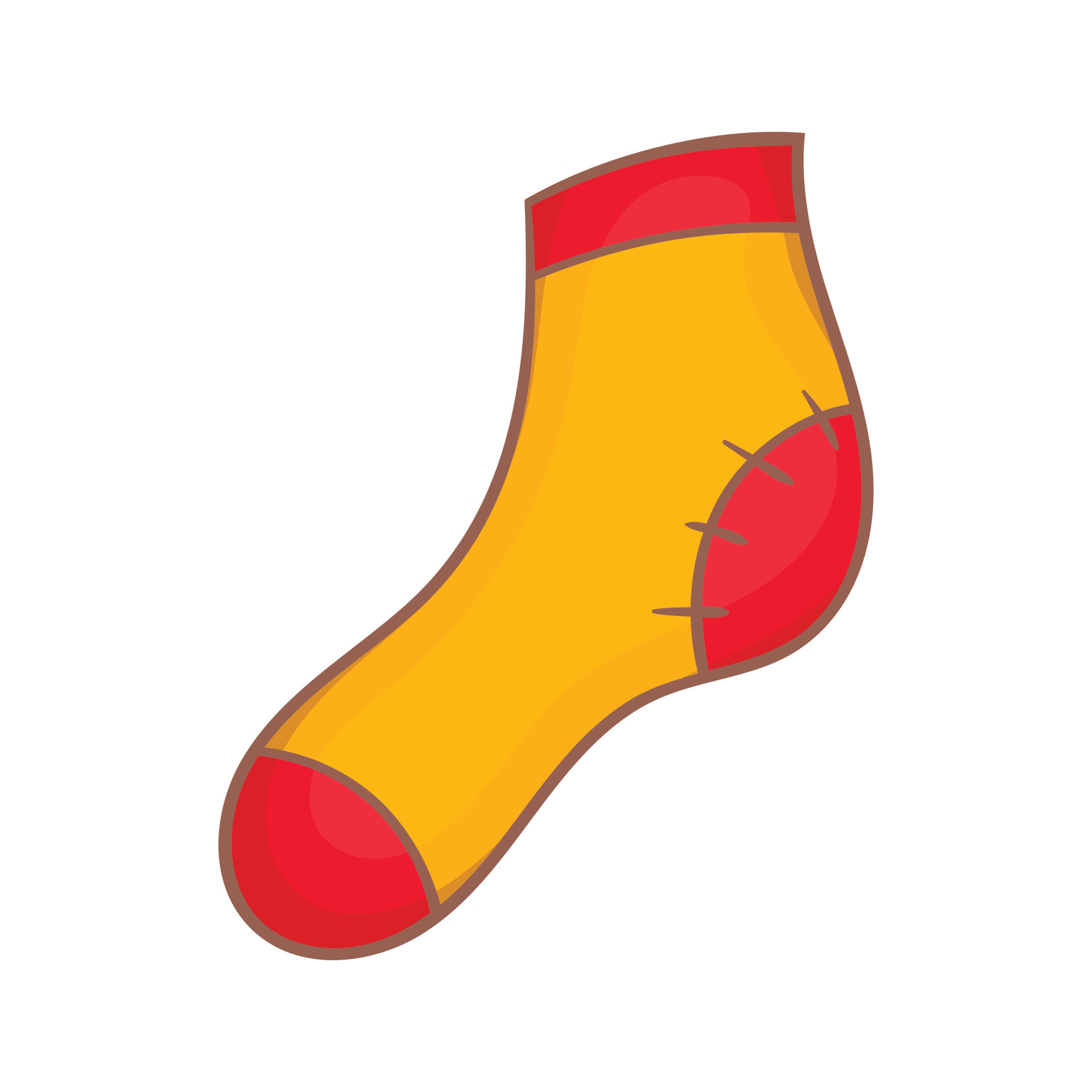 Christmas sock icon, cartoon style 14589630 Vector Art at Vecteezy
