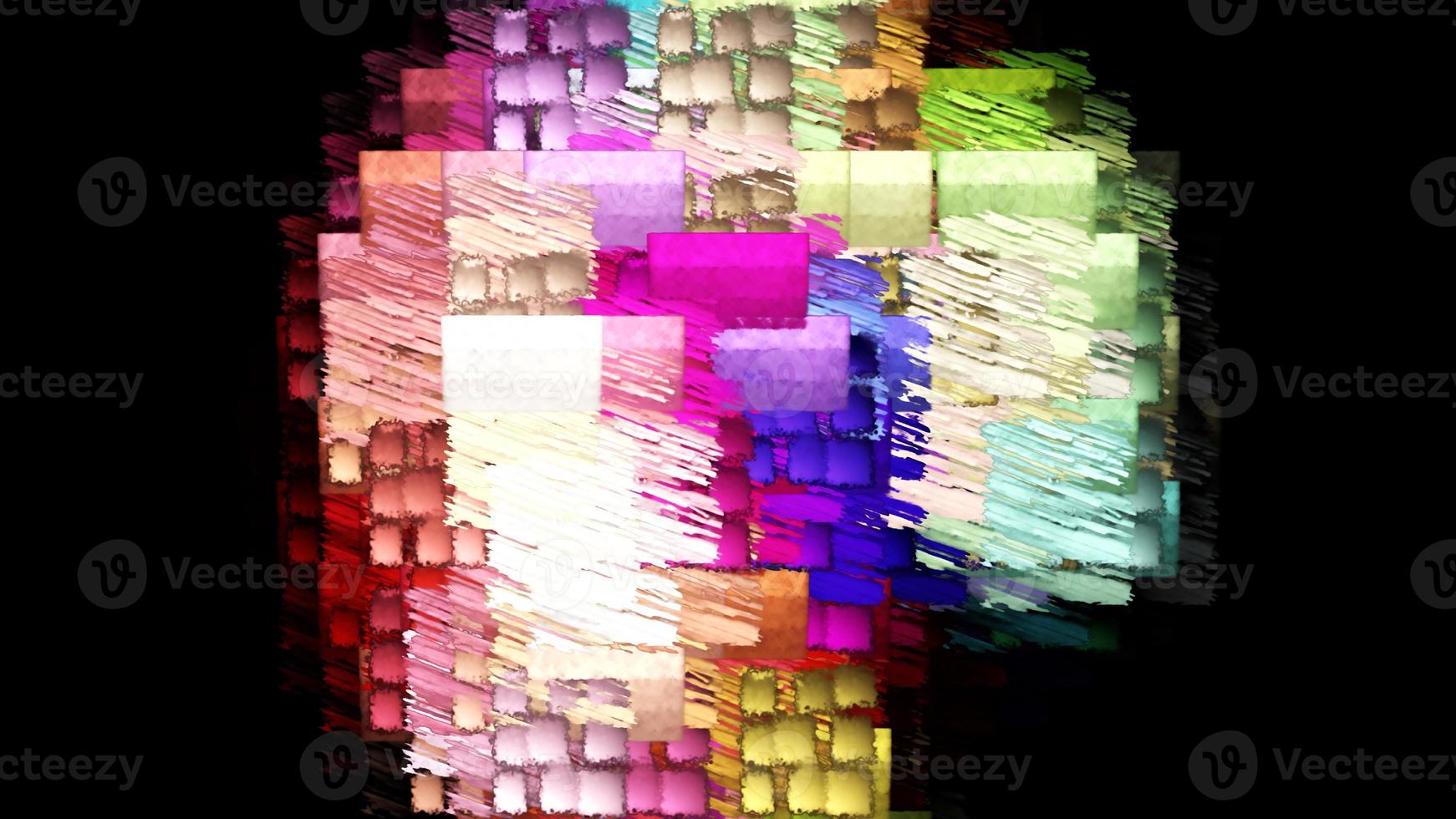 Digital Illustration Beautiful Abstract Vibrant Background photo