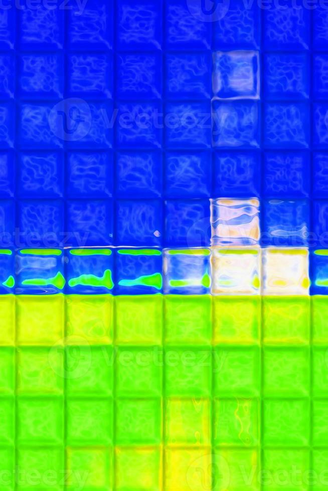 Square Tiles Vibrant Abstract Nature  Background Digital Illustration photo