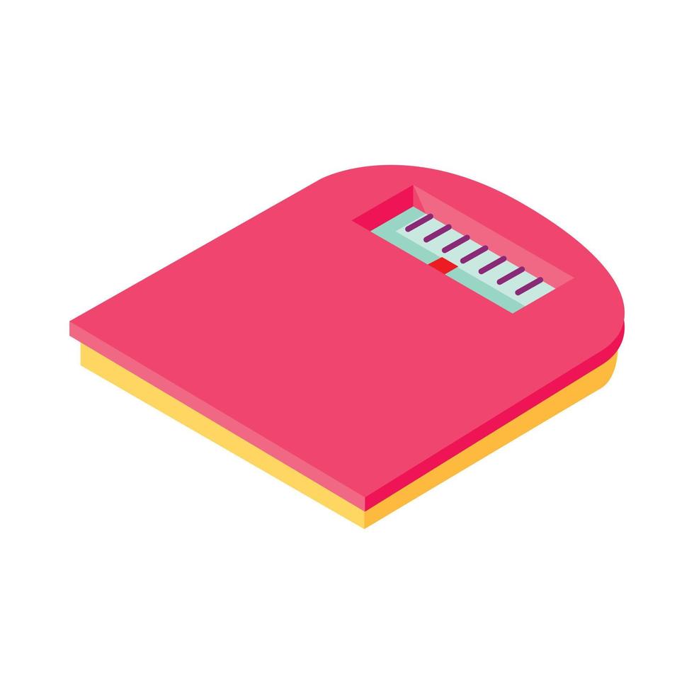 Scale icon, cartoon style vector