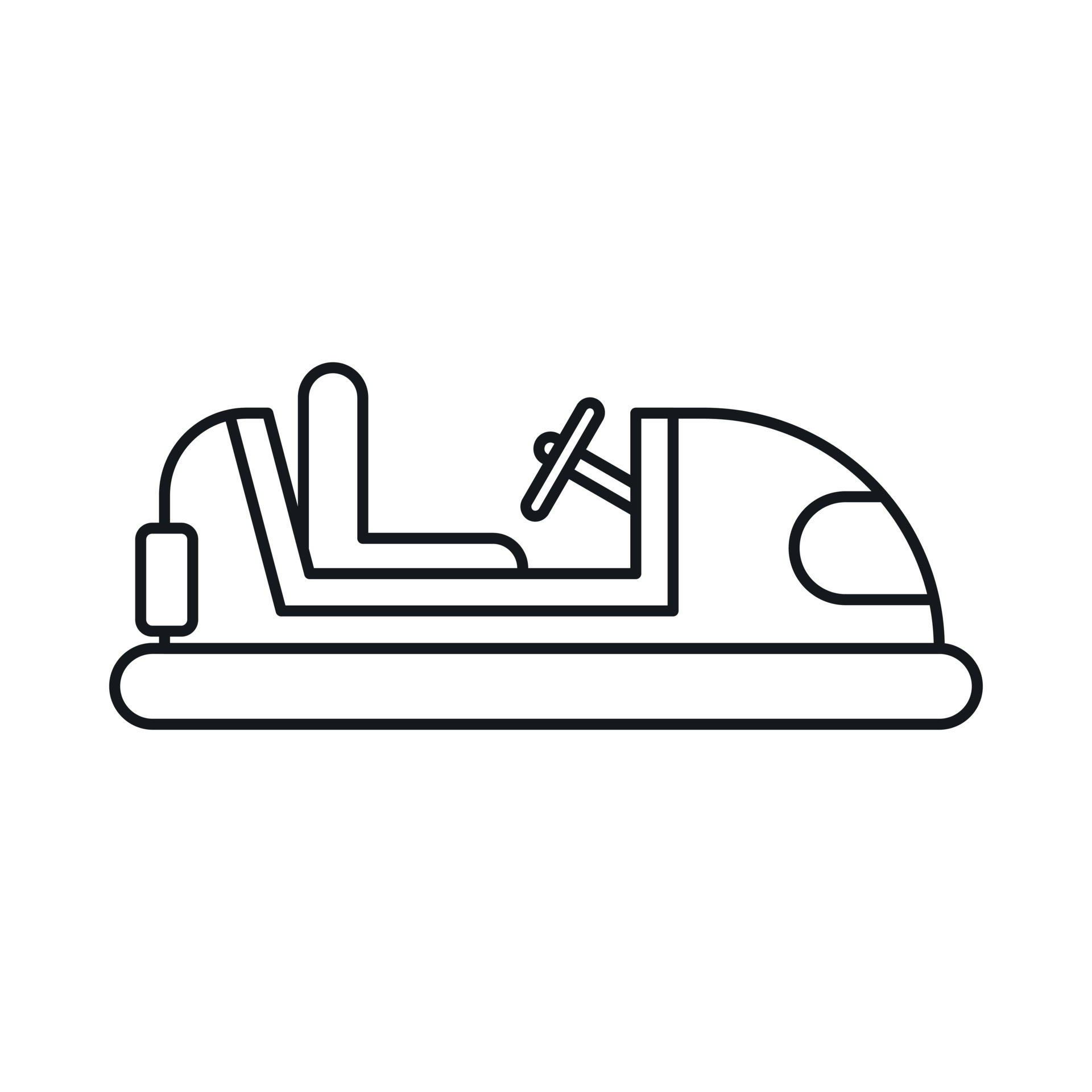 Bumper car icon in outline style 14590486 Vector Art at Vecteezy