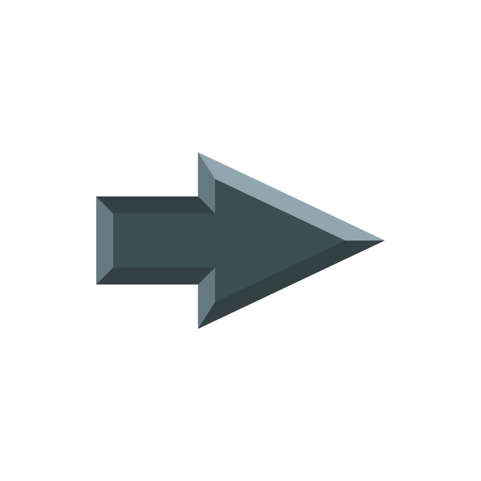 Pointer icon, flat style vector