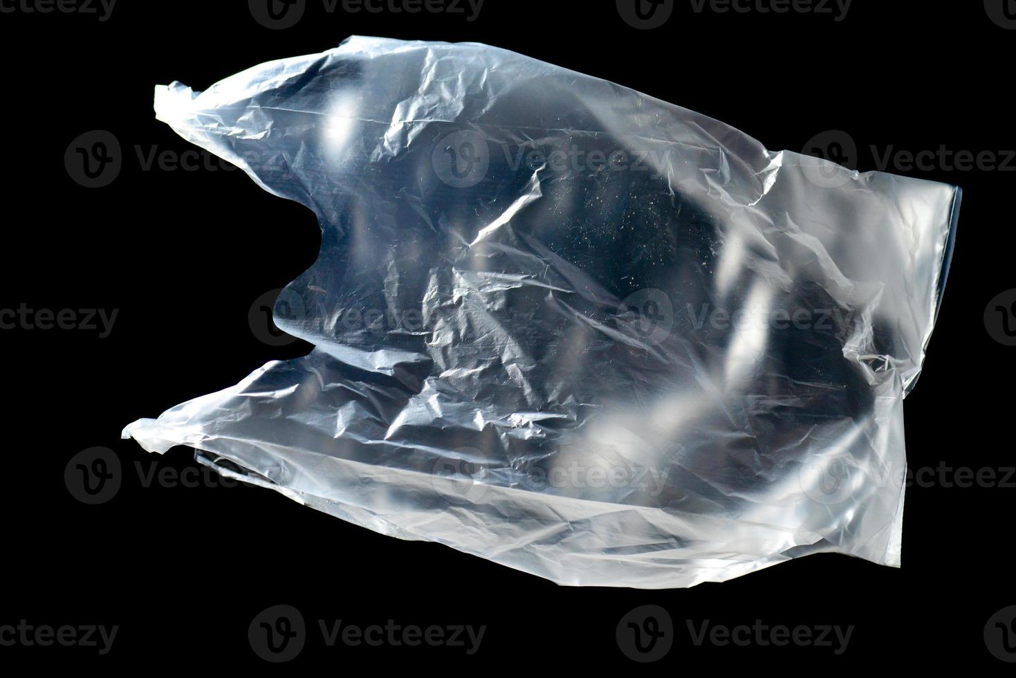 Concept of plastic waste and pollution from plastic waste. photo