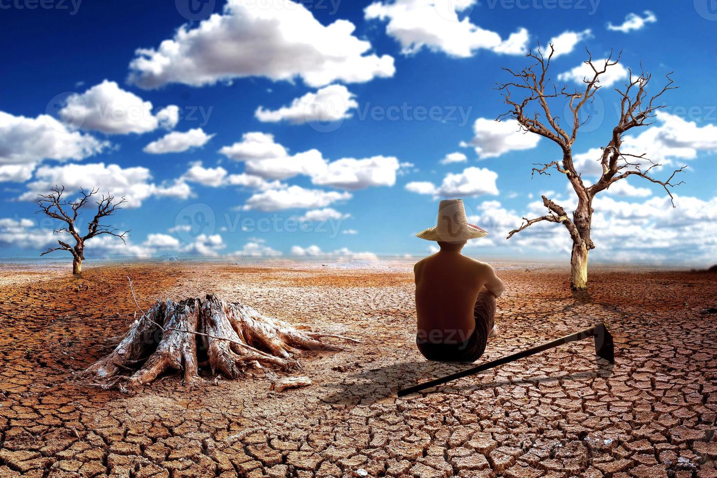 The concept of food shortages due to drought and global warming