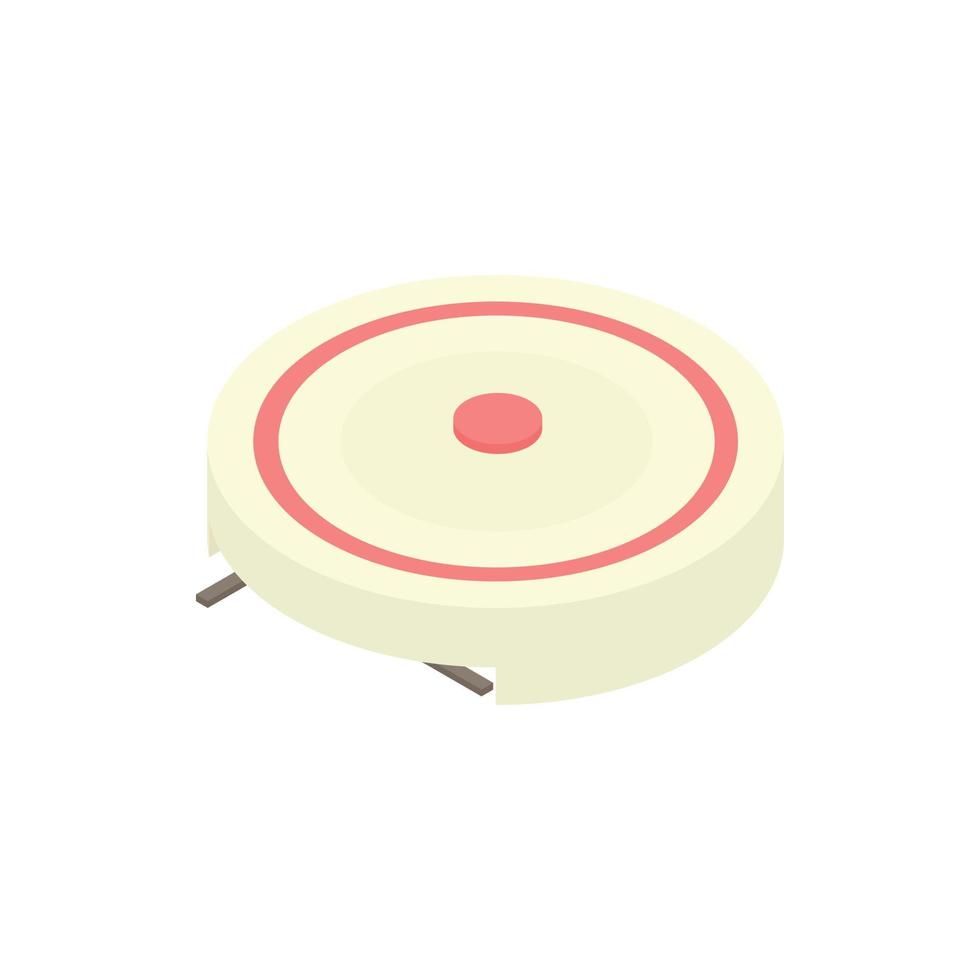 Electric portable stove icon, cartoon style vector