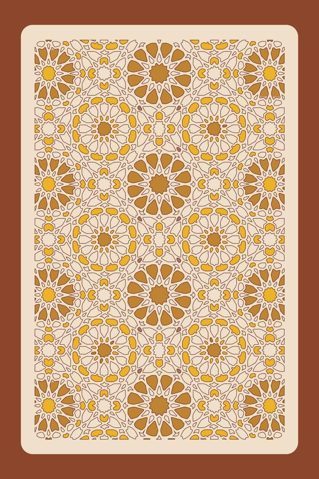 conjunto de fondo arabesco islámico ornamental. patrón geométrico de la arquitectura tradicional árabe. conjunto de paneles vectoriales decorativos o pantallas para corte por láser. vector