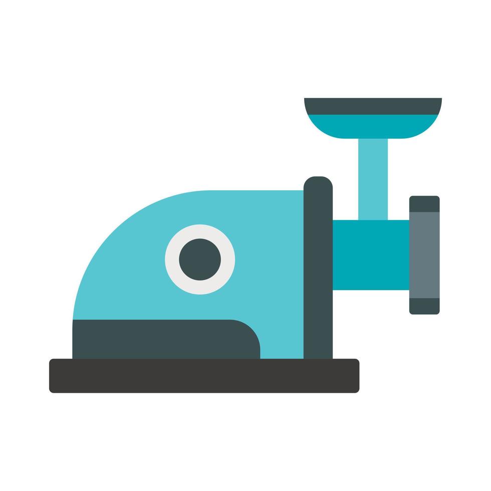 Electric grinder icon, flat style vector