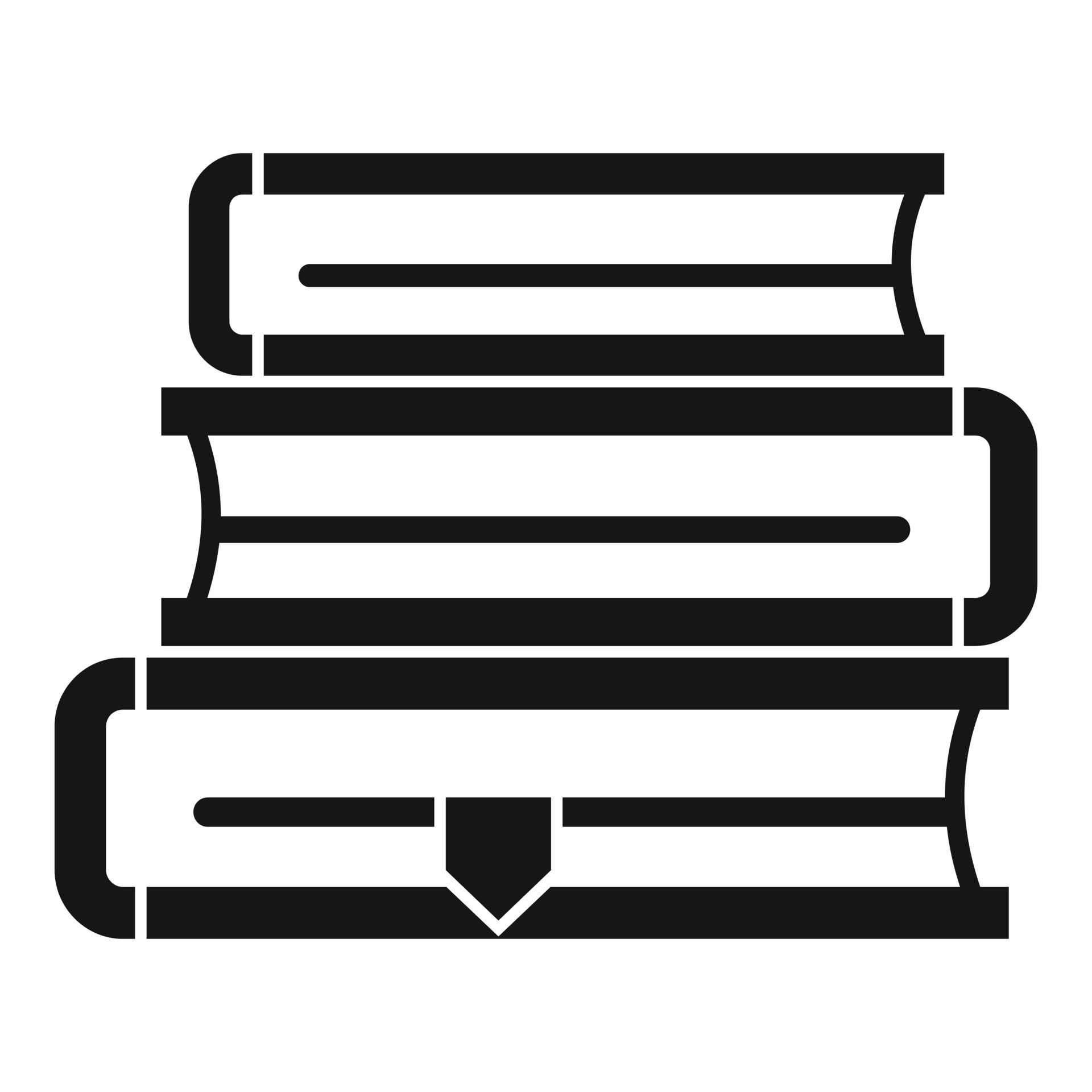 Library book stack icon, simple style 14591374 Vector Art at Vecteezy