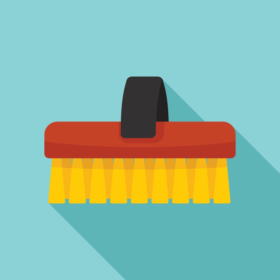 Horse clean brush icon, flat style 14591817 Vector Art at Vecteezy