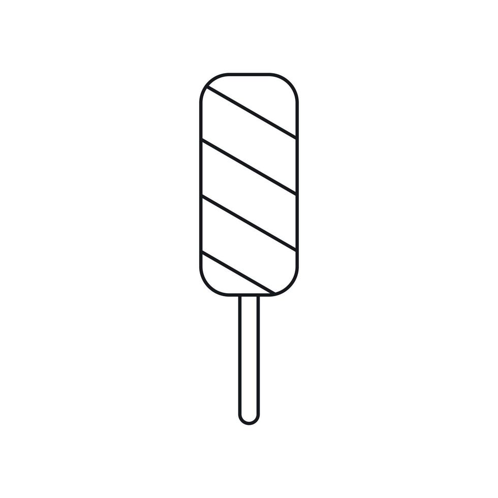 Ice Cream icon, outline style vector