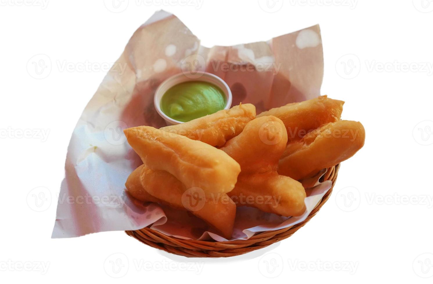 fresh deep fried traditional Thai doughnut stick 14592243 Stock Photo