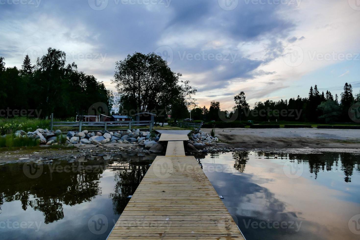 Landscape in Sweden, Europe photo