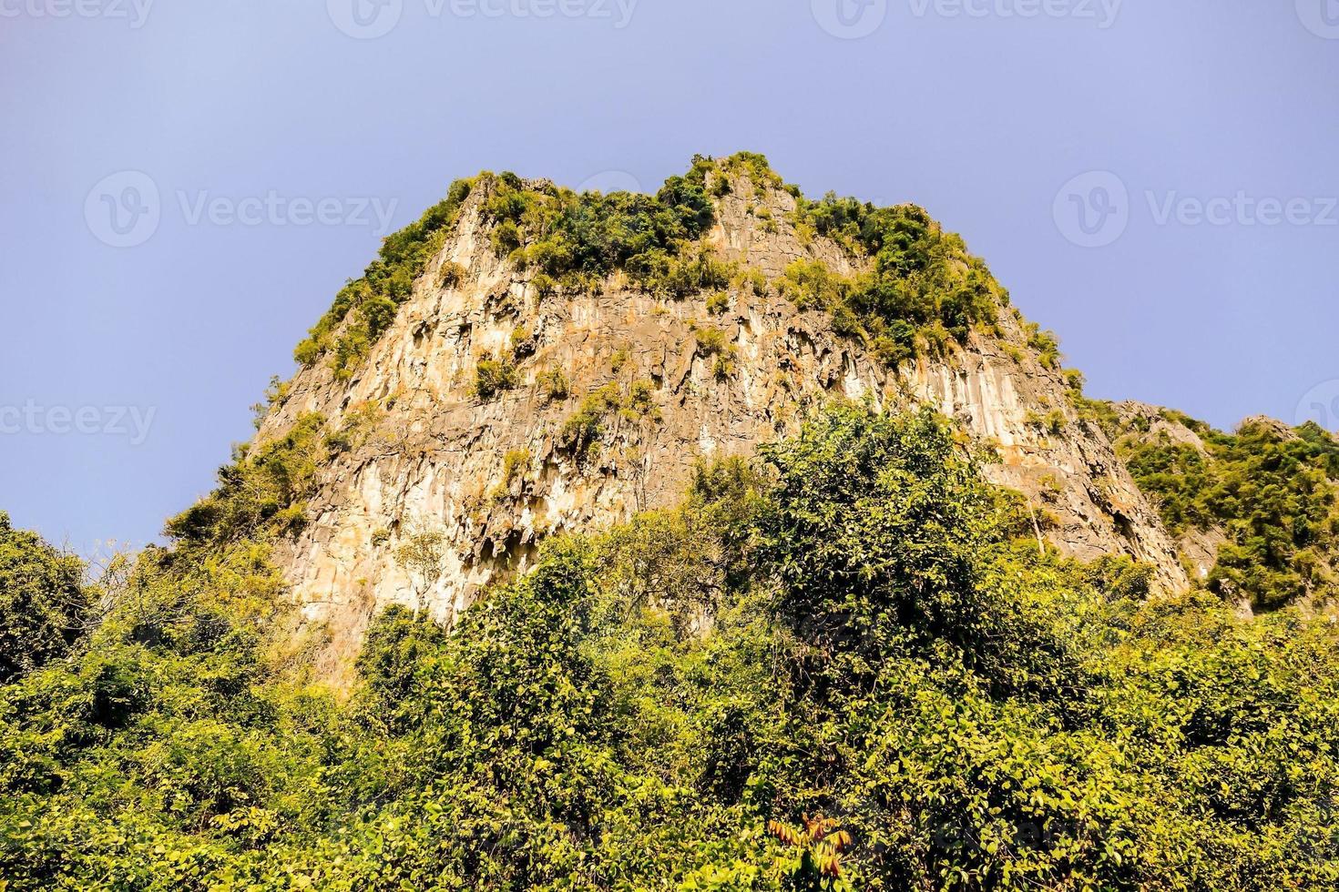 Rural landscape in East Asia photo