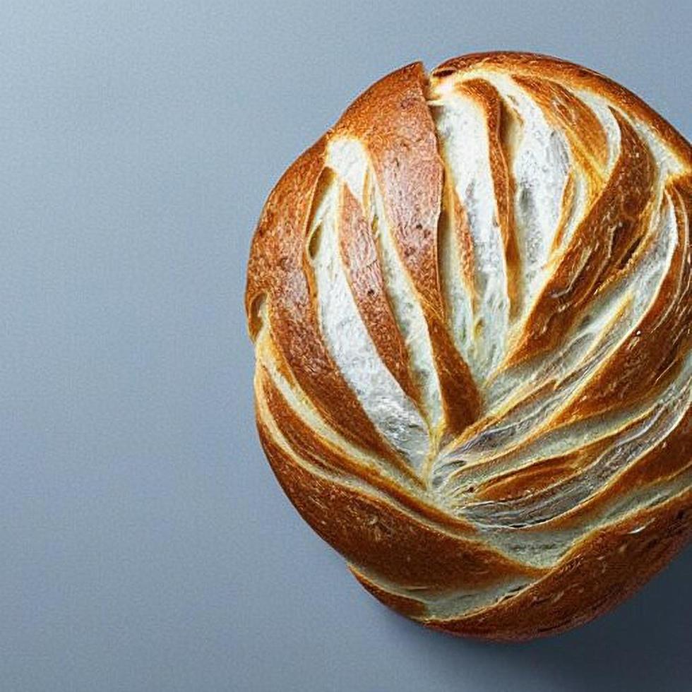 Oven - traditional fresh hot cooked bread. Bread close shooting. photo