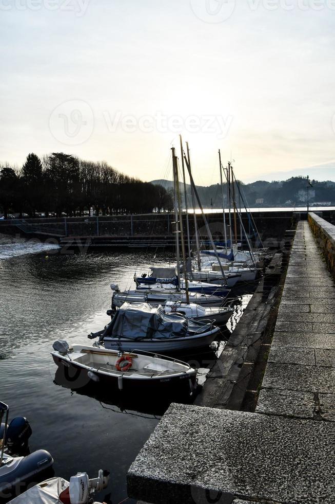 Boats at the dock photo