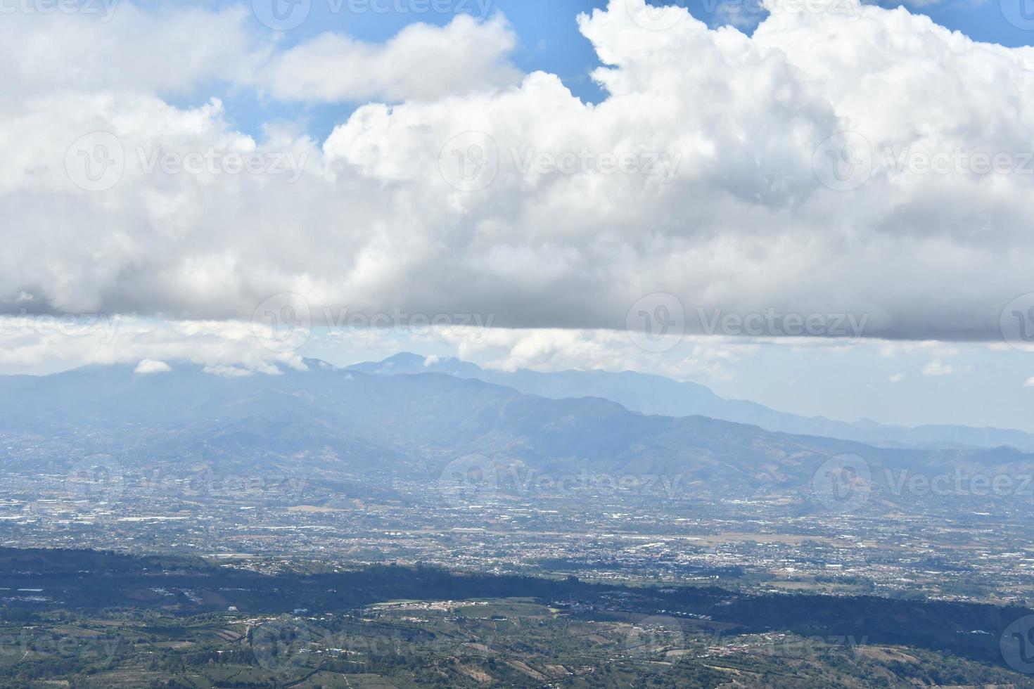Aerial landscape view photo
