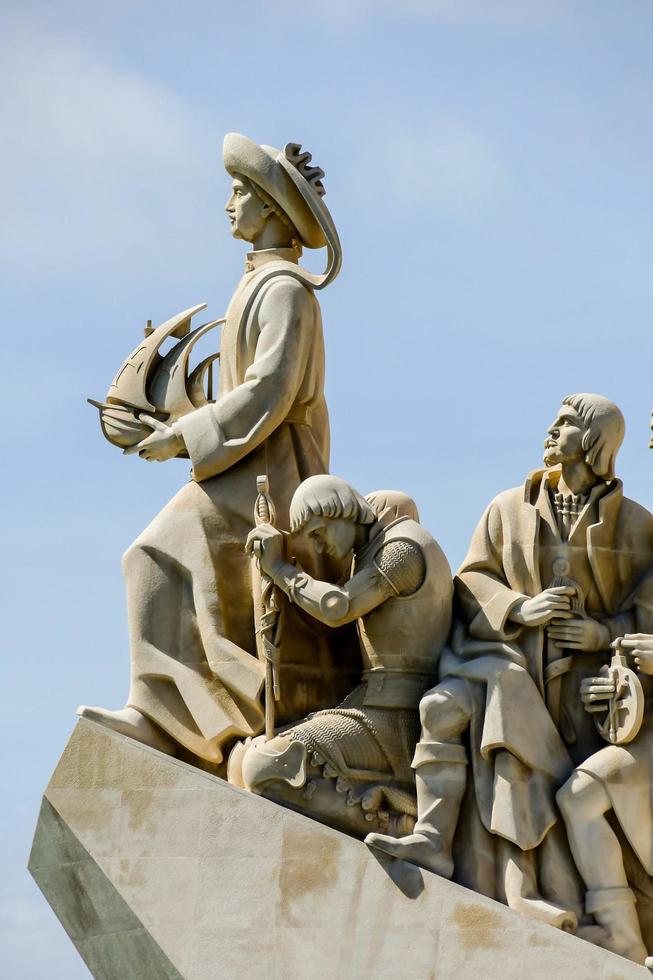 Monument to the Discoveries in Lisbon, Portugal, circa June 2022 photo