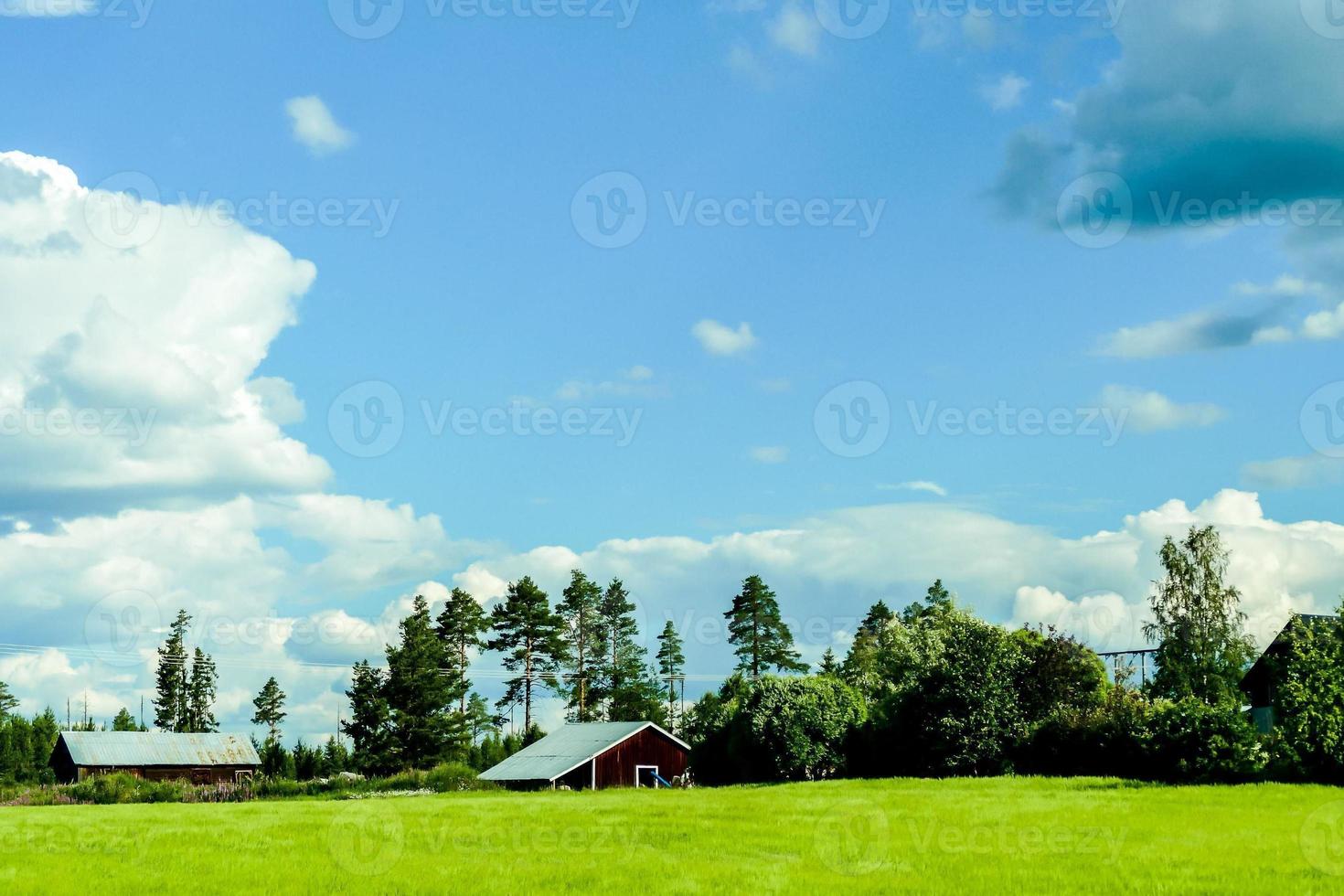 Landscape in Sweden, Europe photo