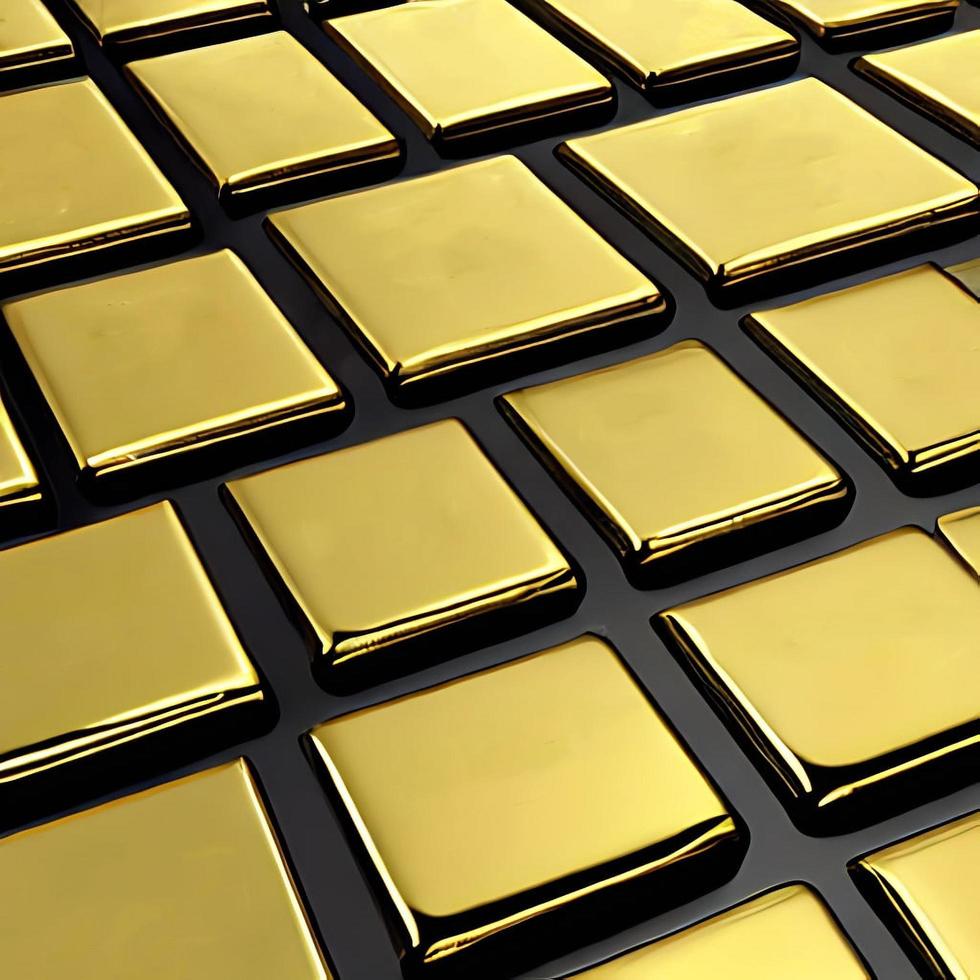 Gold ingots. Stack of gold bars, Financial concepts. photo