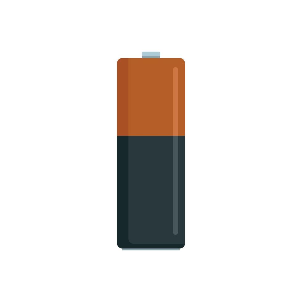 icono de batería de caja de vape, estilo plano vector