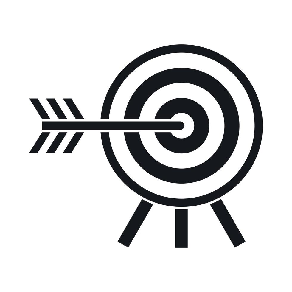 Darts icon, simple style vector