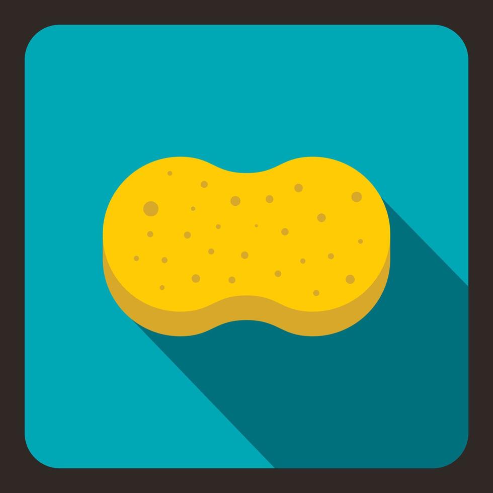 Sponge foam icon in flat style vector