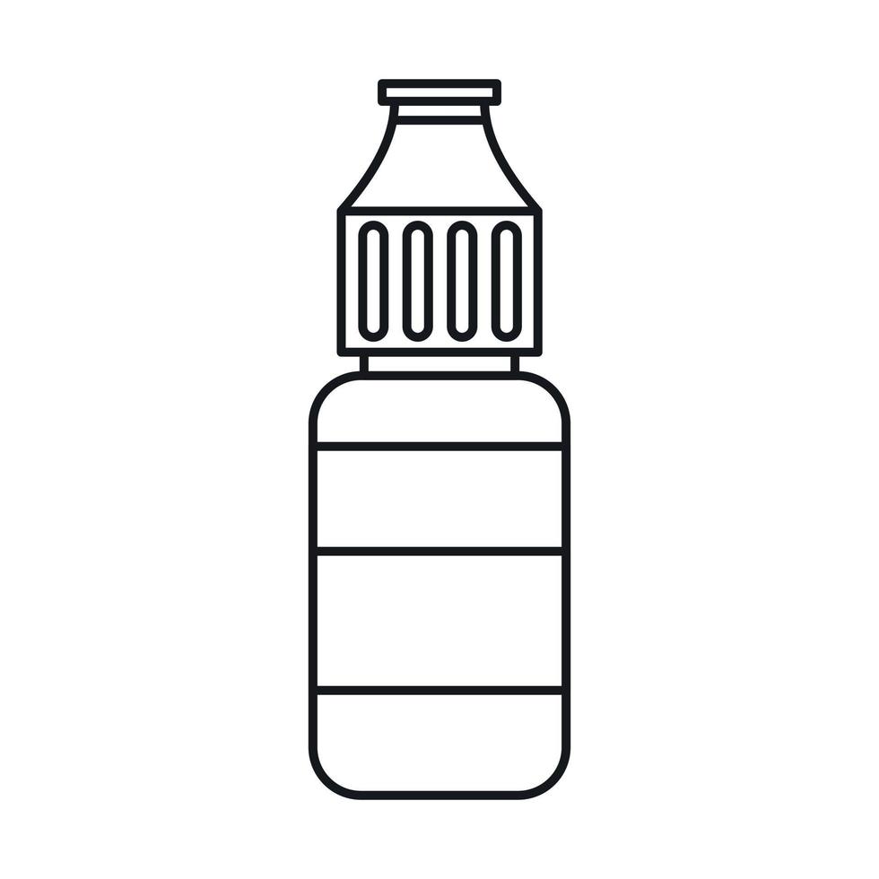 E-cigarette liquid flavour icon, outline style vector