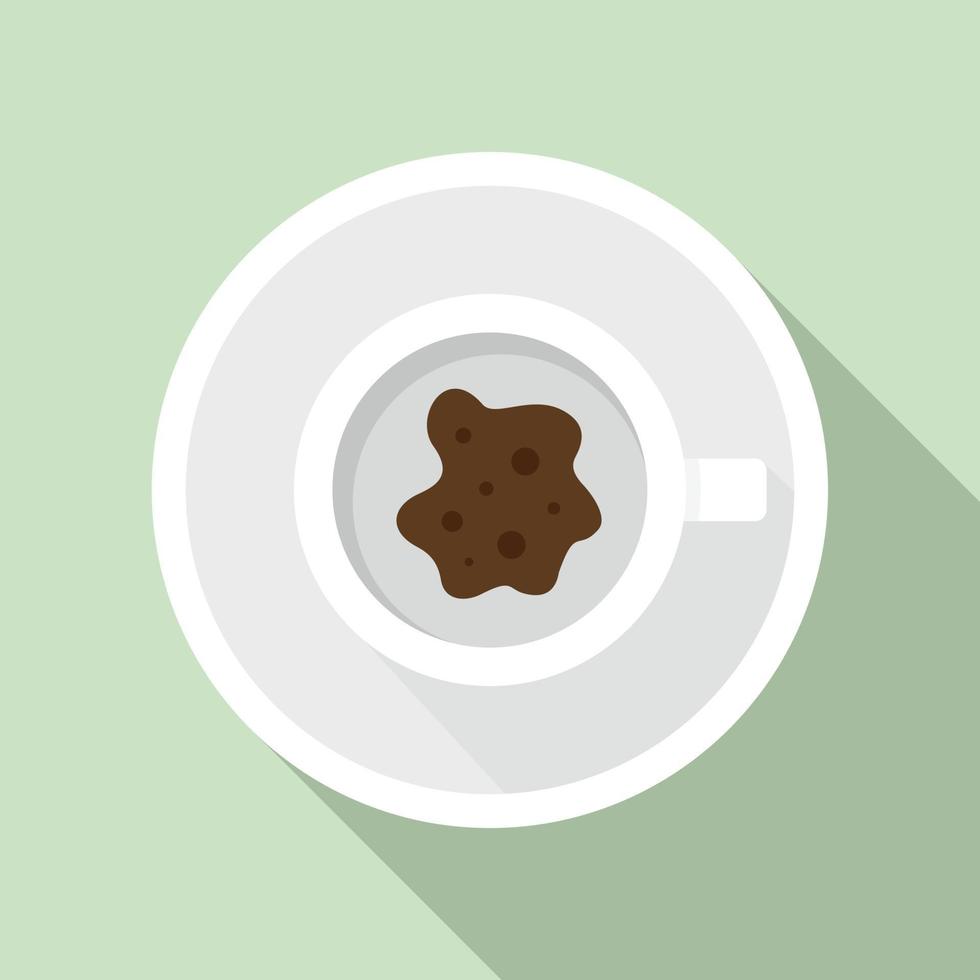 Future coffee teller icon, flat style vector