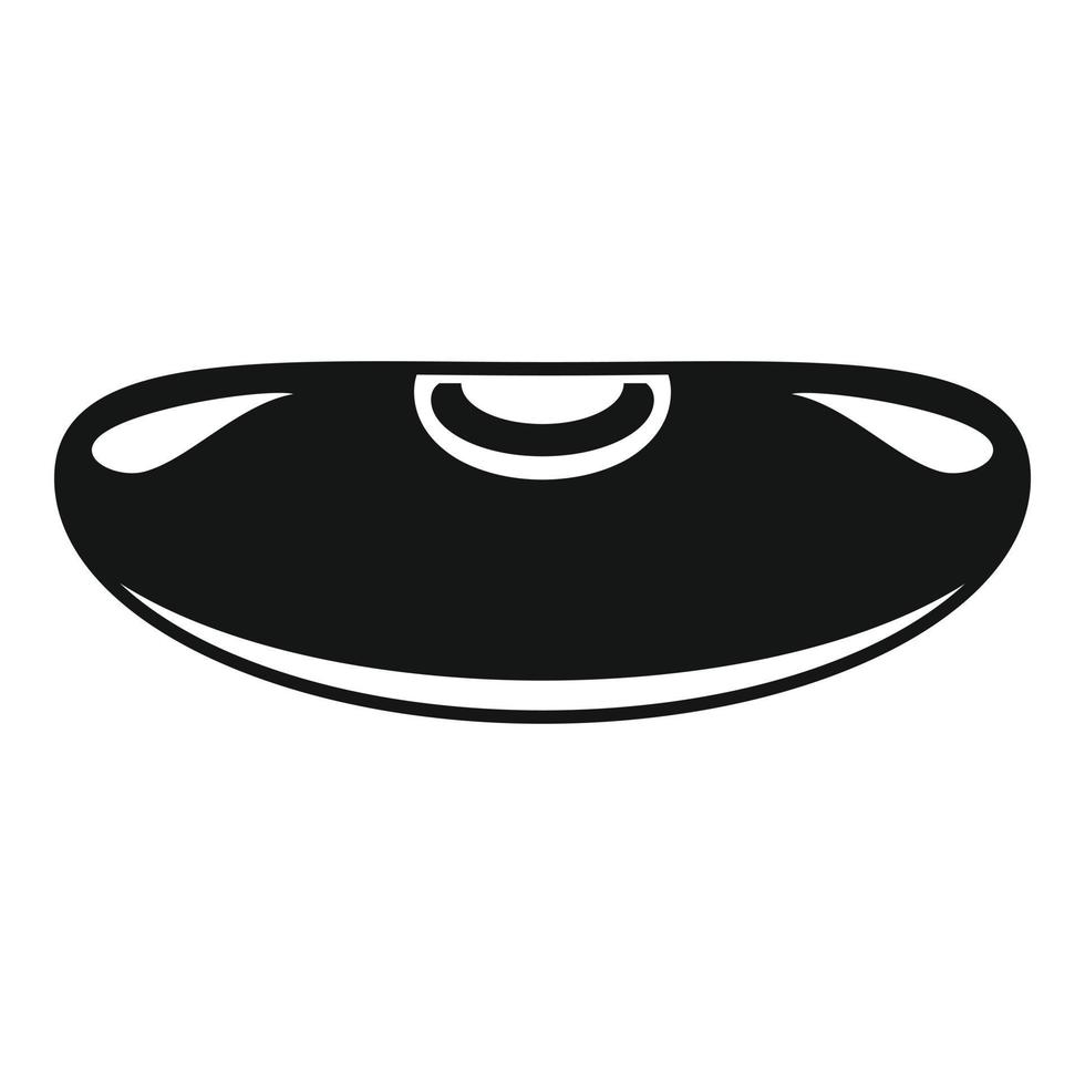 Adzuki kidney bean icon, simple style vector