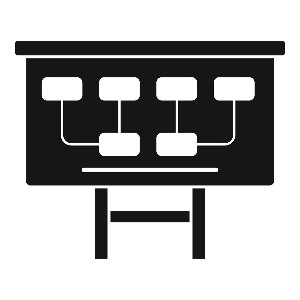 Manager network banner icon, simple style vector